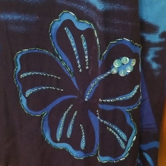 🎈SOLD🎈Beach Cabana Women’s Large Hawaiian Style - Picture 5 of 8